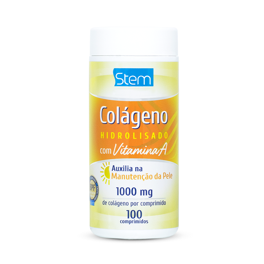 Colágeno Hidrolisado com Vitamina A - 100 cp